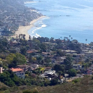 Hiking the Laguna Hills with the most beautiful views of Laguna Beach, California