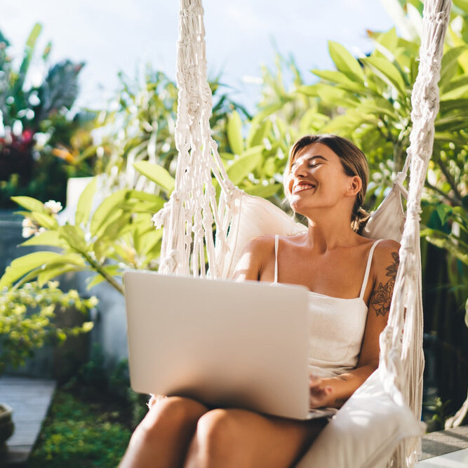 Woman taking in sunshine for vitamin D
