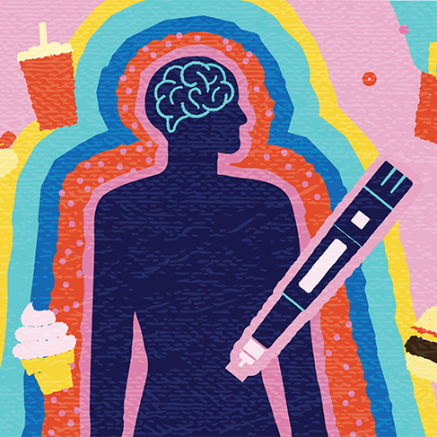 Weight loss injections, food, hypnotherapy